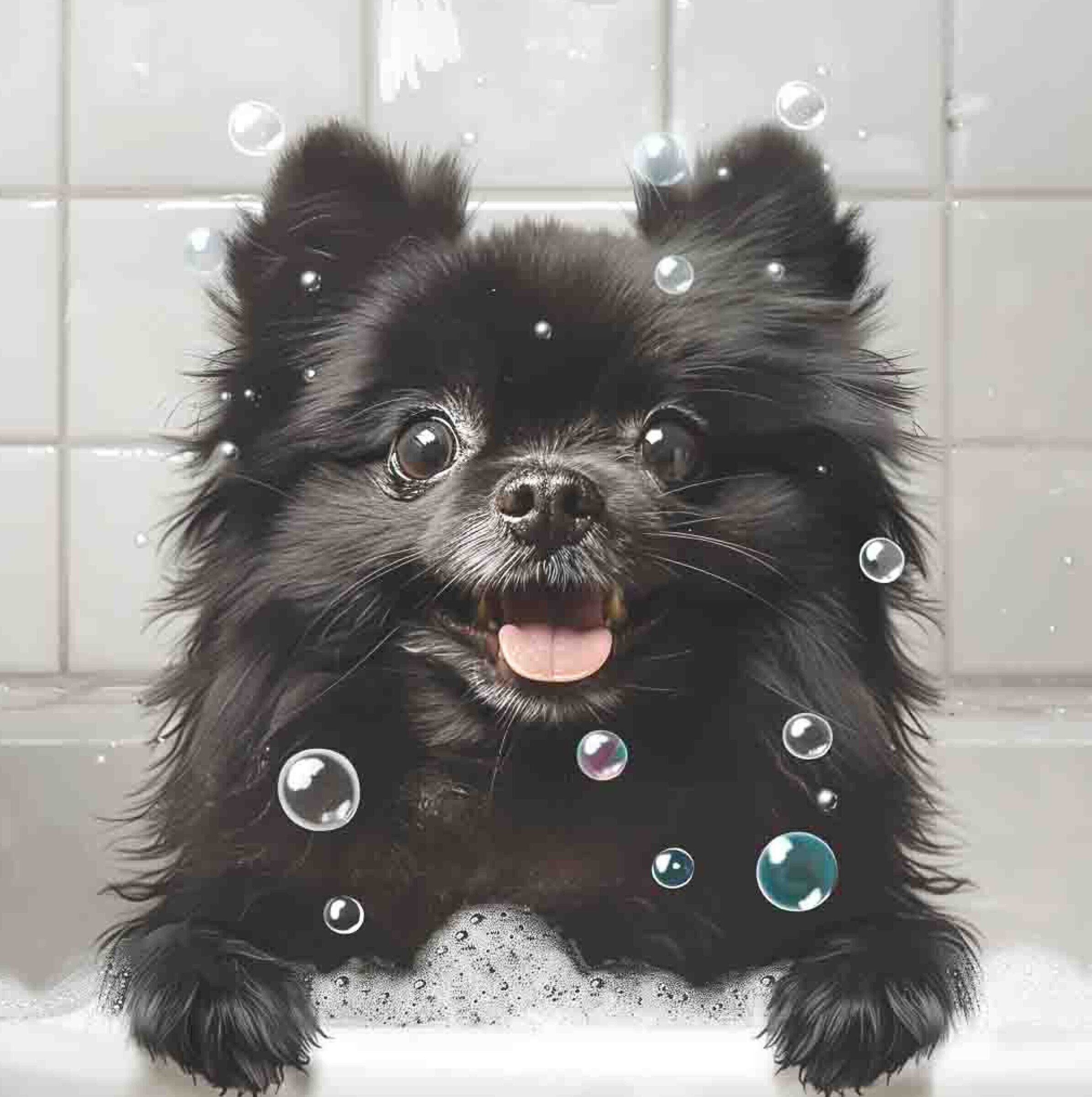 Black Pomeranian BB
