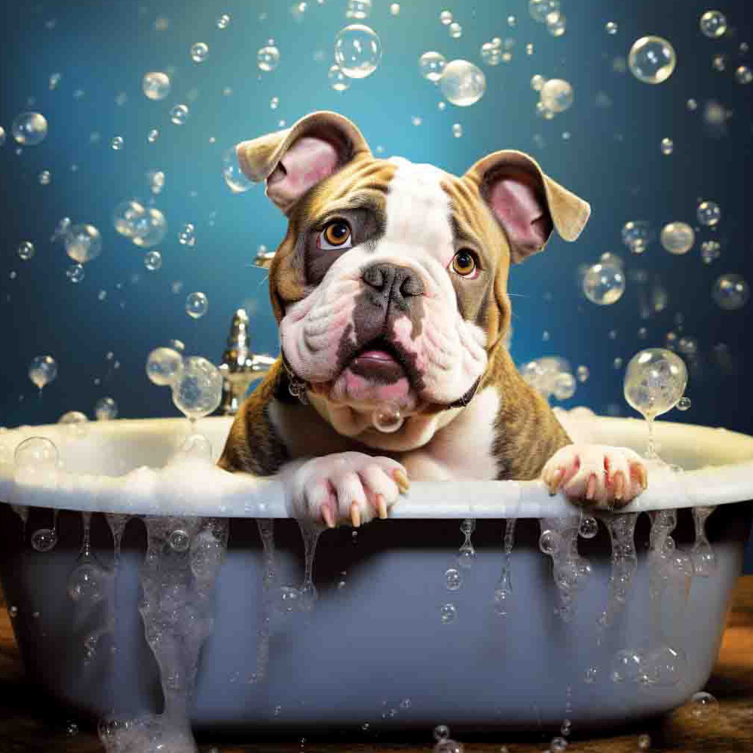 Bulldog Grey Bubble Bath
