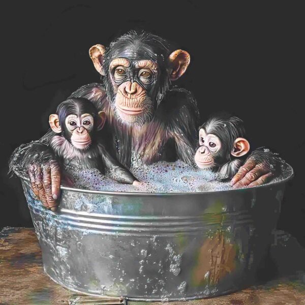 Chimps in a Bath Tub