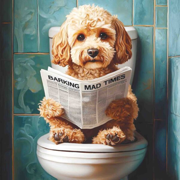 Cockapoo Brown Toilet