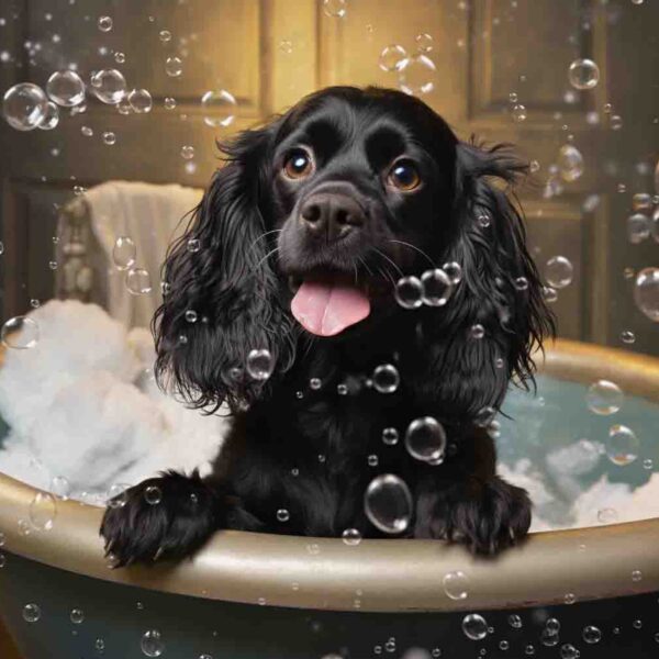 Cocker Spaniel Bubble Bath
