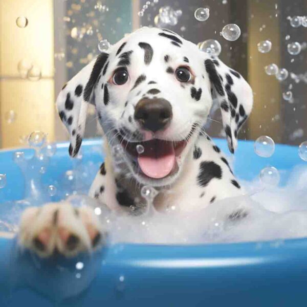 Dalmatian Bubble Bath