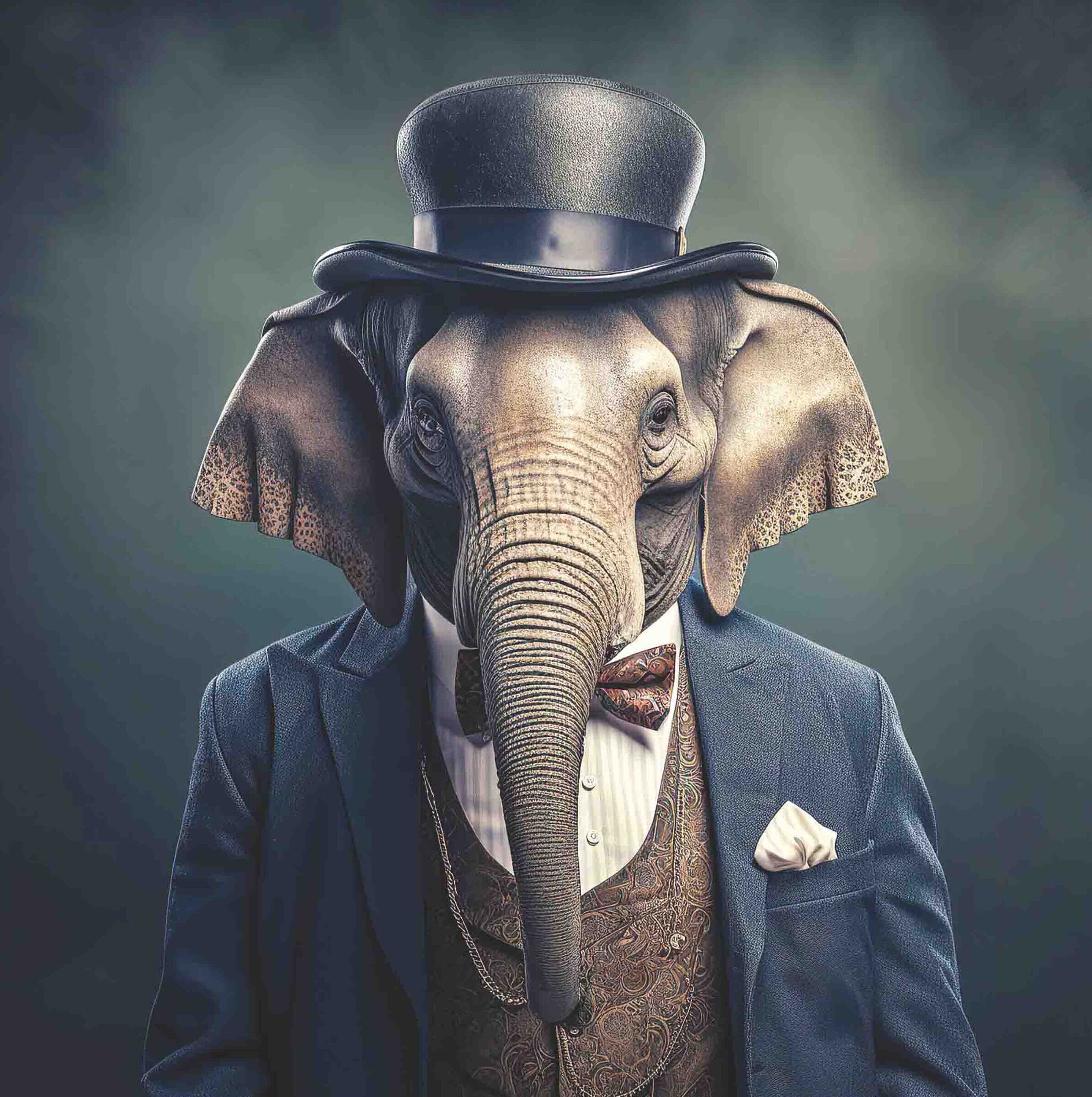 Dressed Up Elephant Male