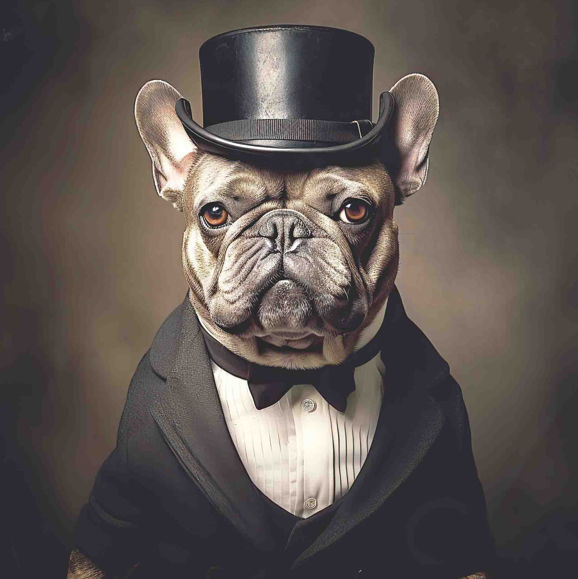 Dressed Up French Bulldog Male