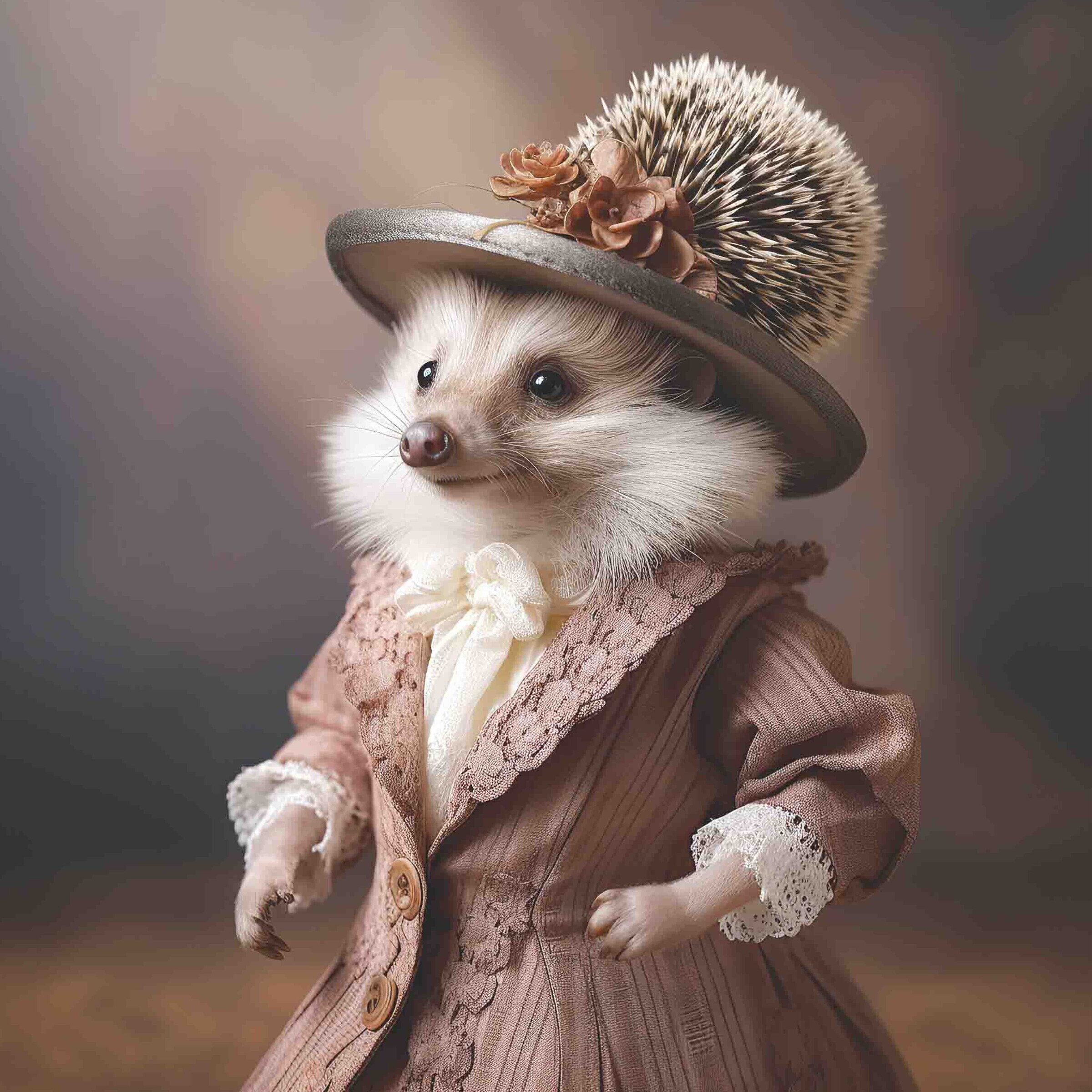 Dressed Up Hedgehog Female