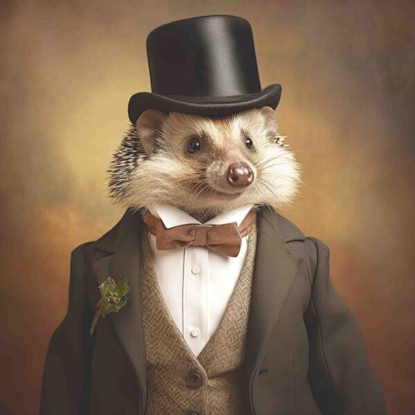 Dressed Up Hedgehog Male