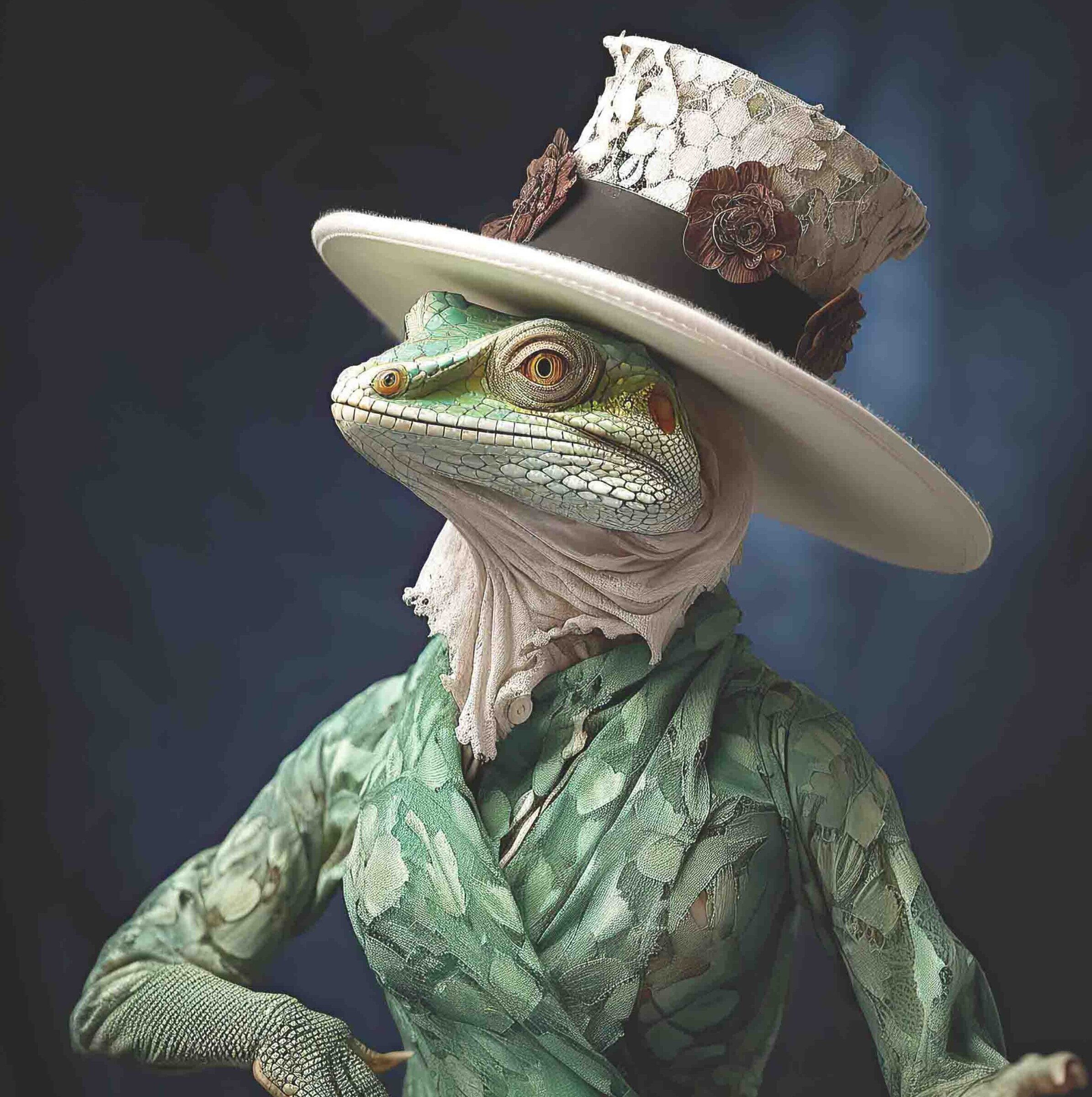 Dressed Up Iguana Female 2