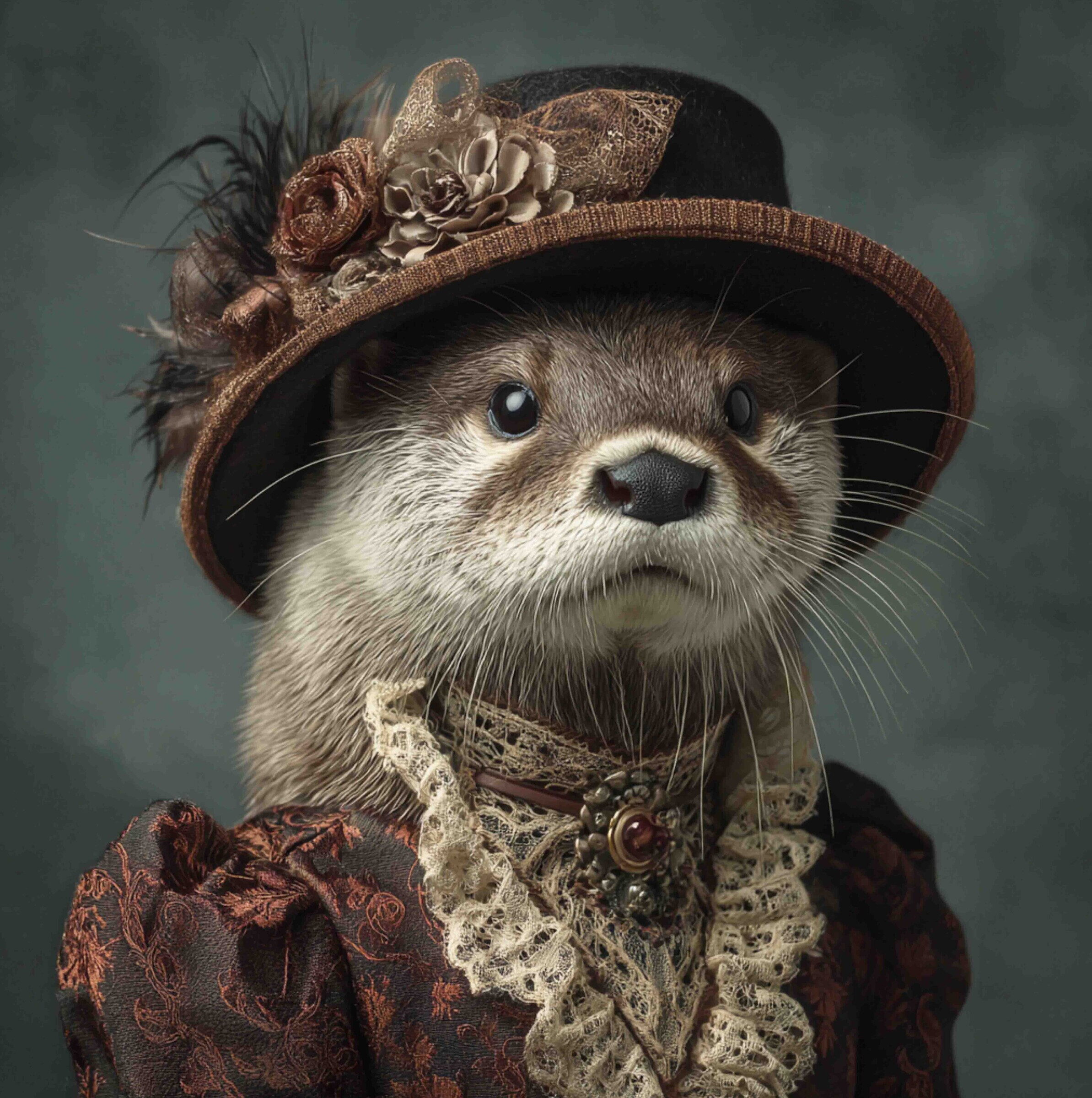 Dressed Up Otter Female
