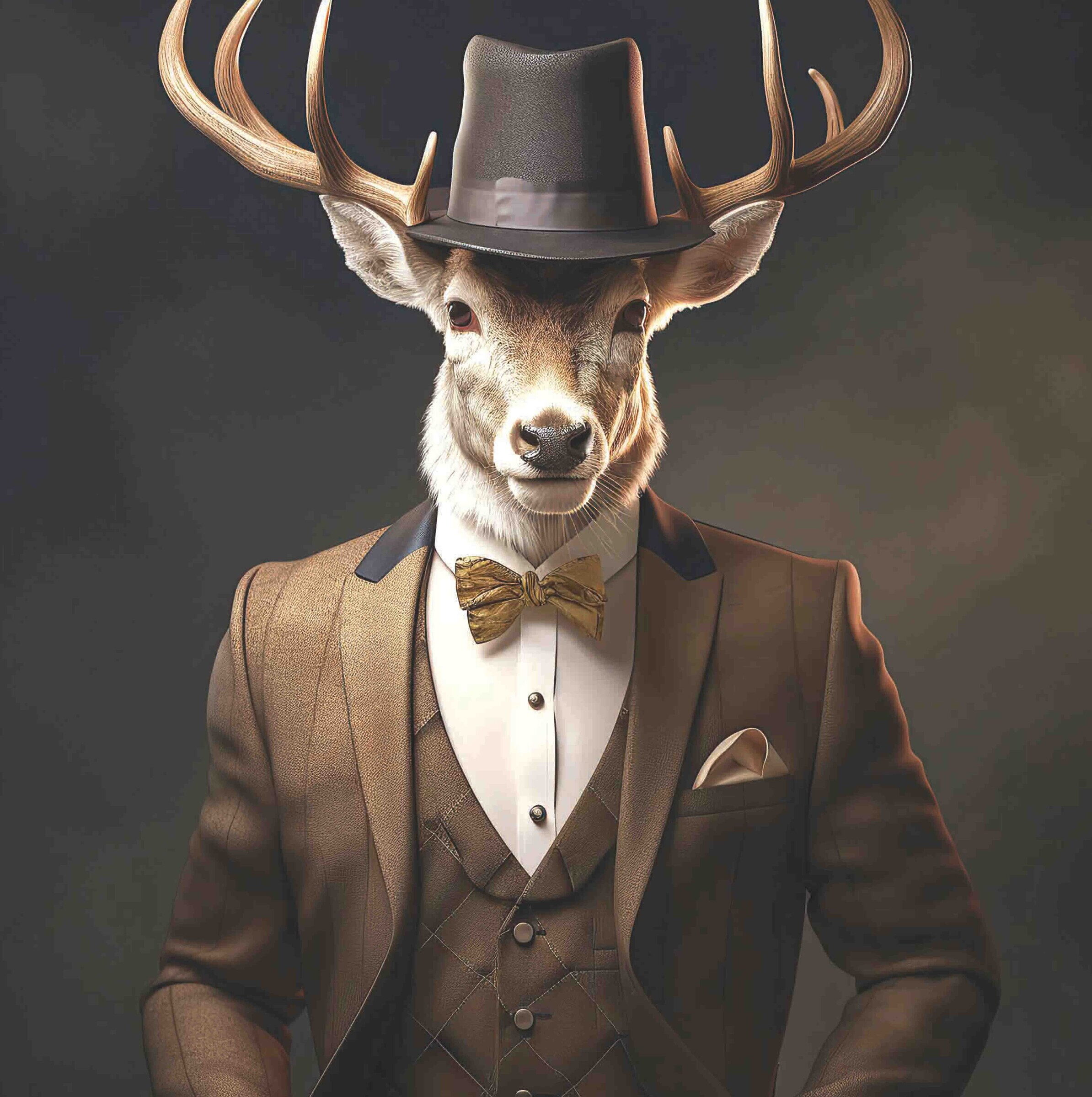 Dressed Up Stag