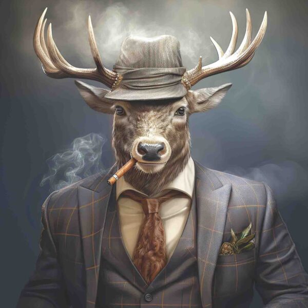 Gangster Stag Smoking 2