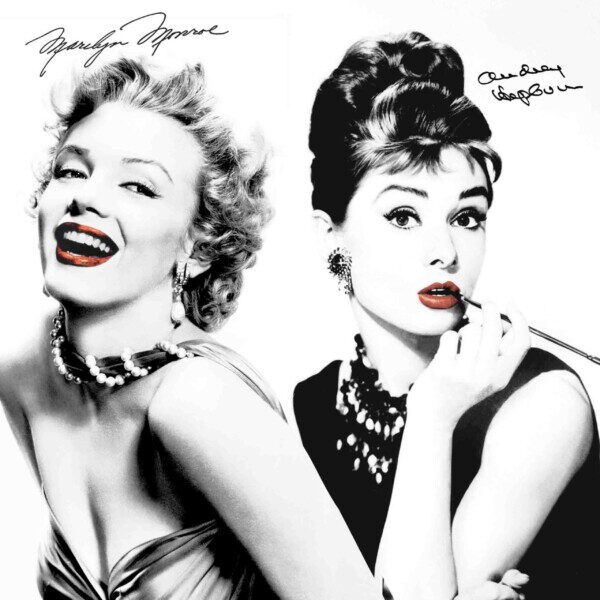 Glamour Colour Splash – Hollywood Icons Wall Art