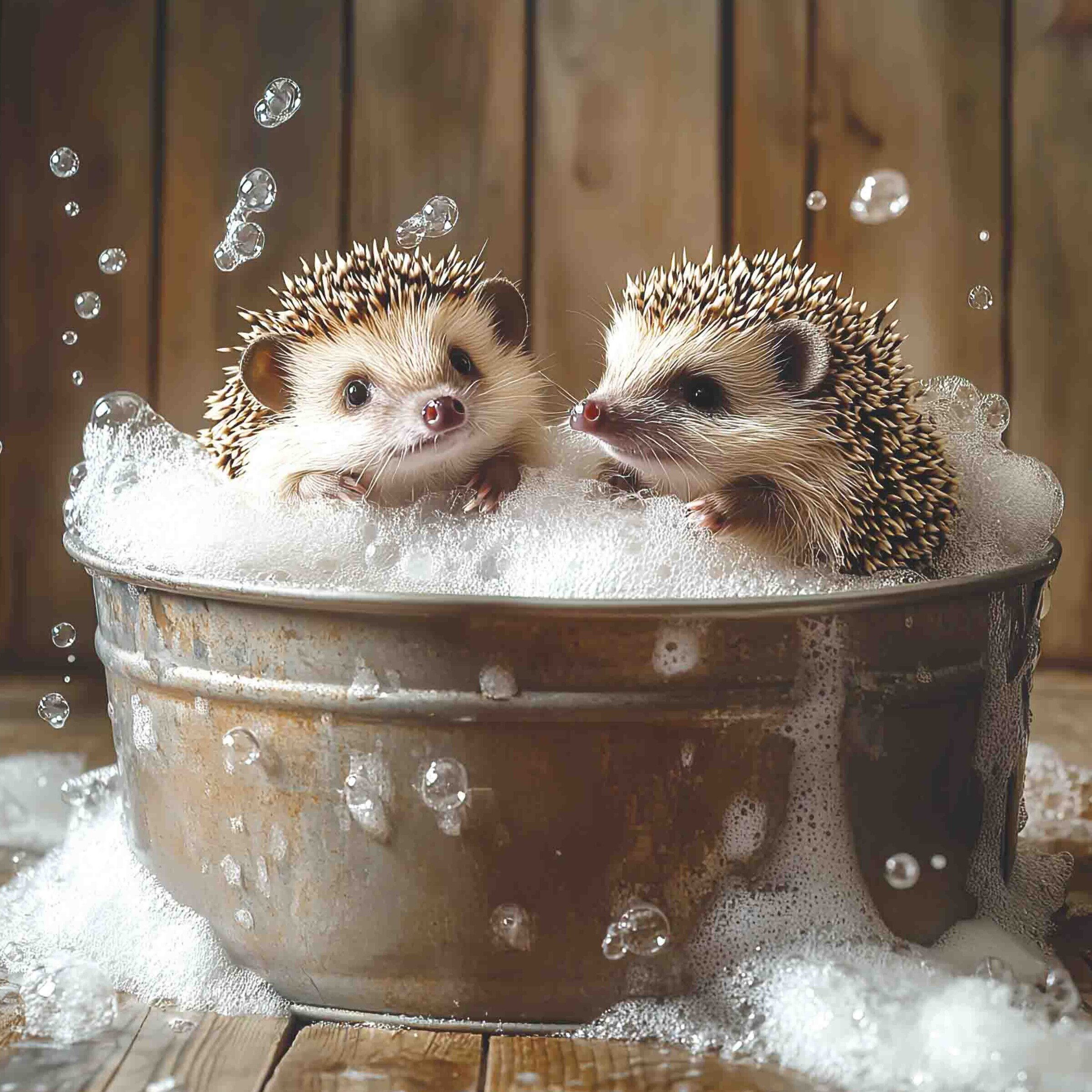 Hedgehog Tin Tub