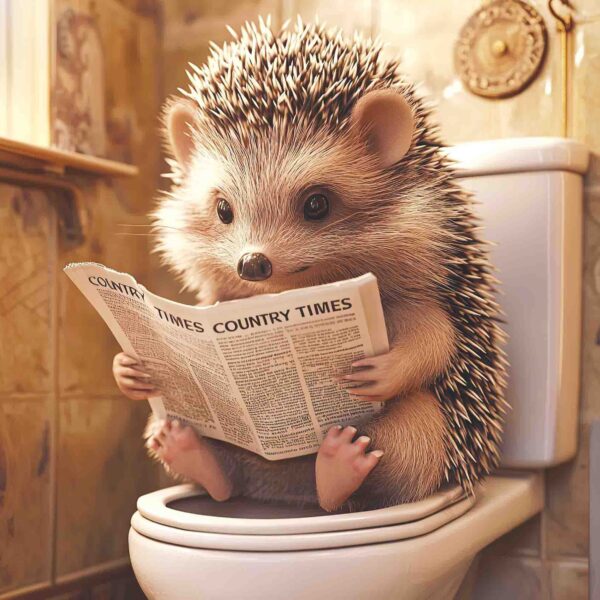 Hedgehog Toilet
