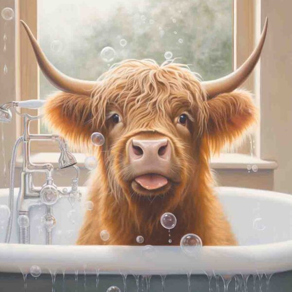 Highland Cow Bubble Bath