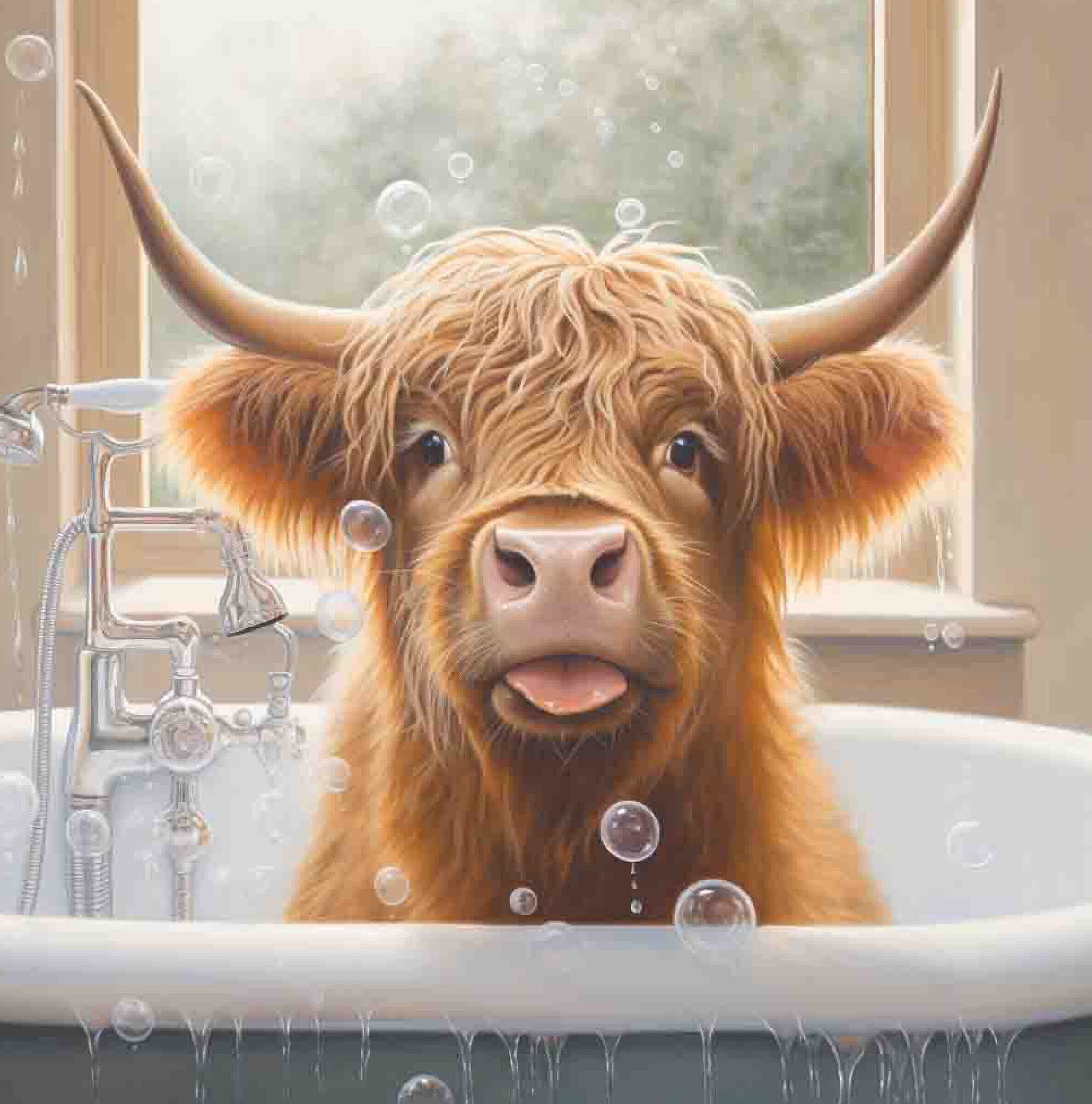 Highland Cow Bubble Bath