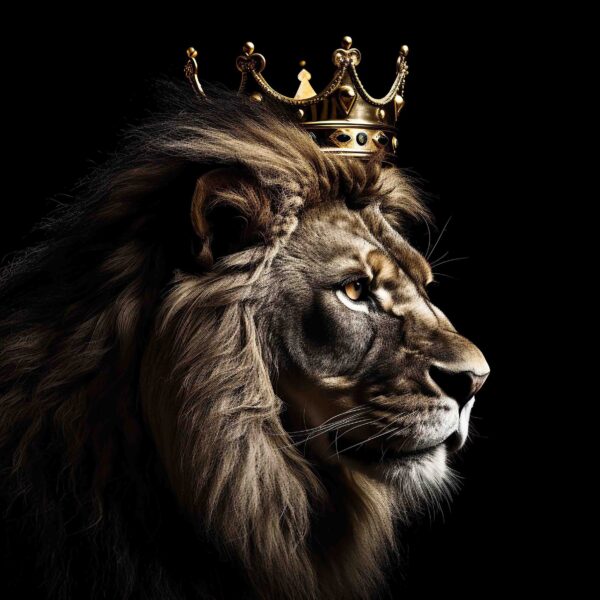 Majestic Lion Sideways