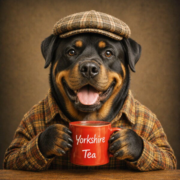 Rottweiler New Yorkshire Tea