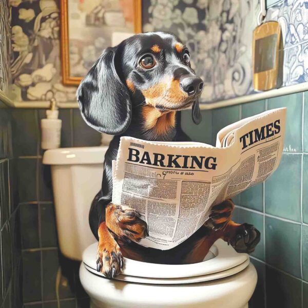 Sausage Dog Toilet