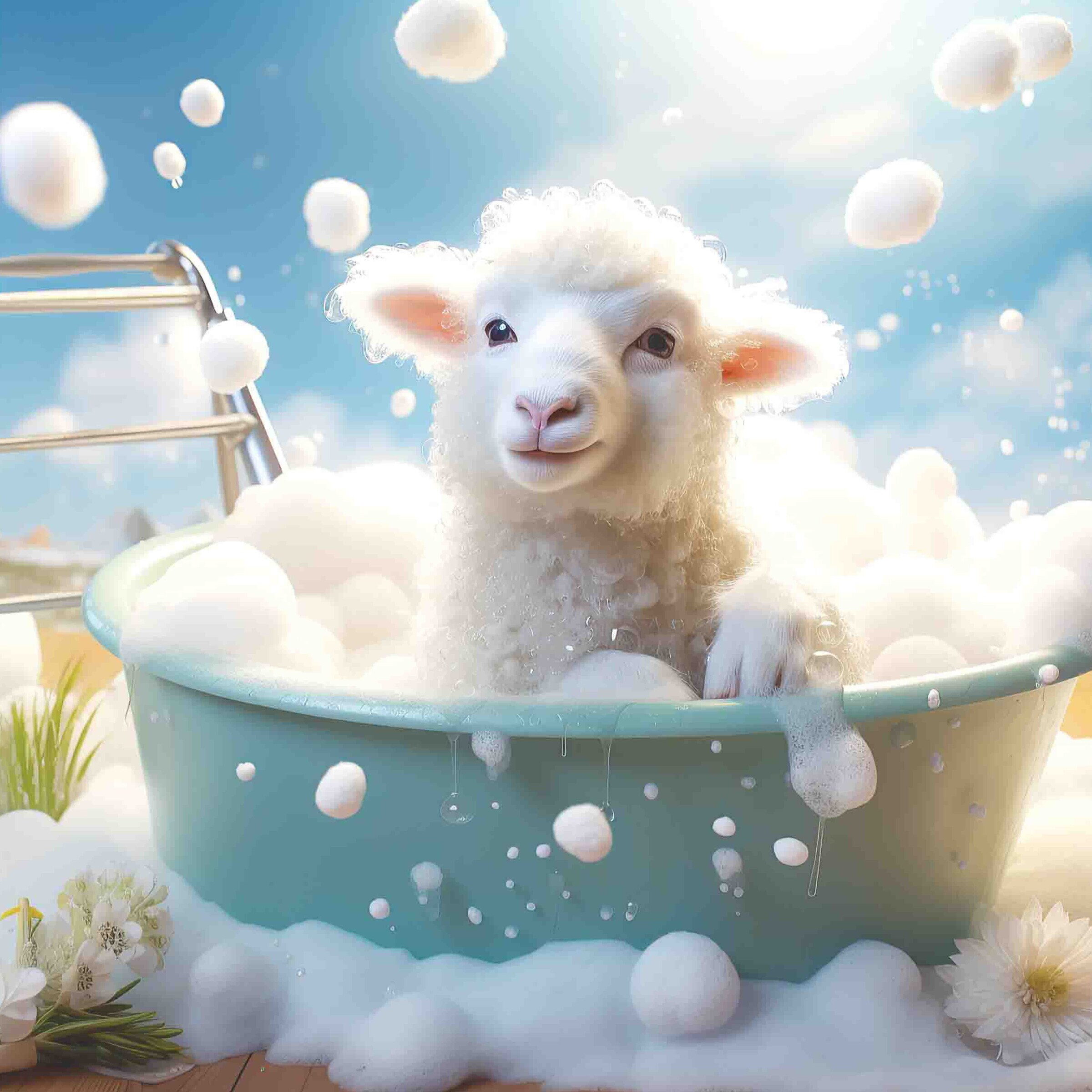 Sheep Bubble Bath