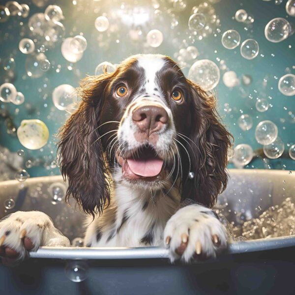Springer Spaniel Bubble Bath