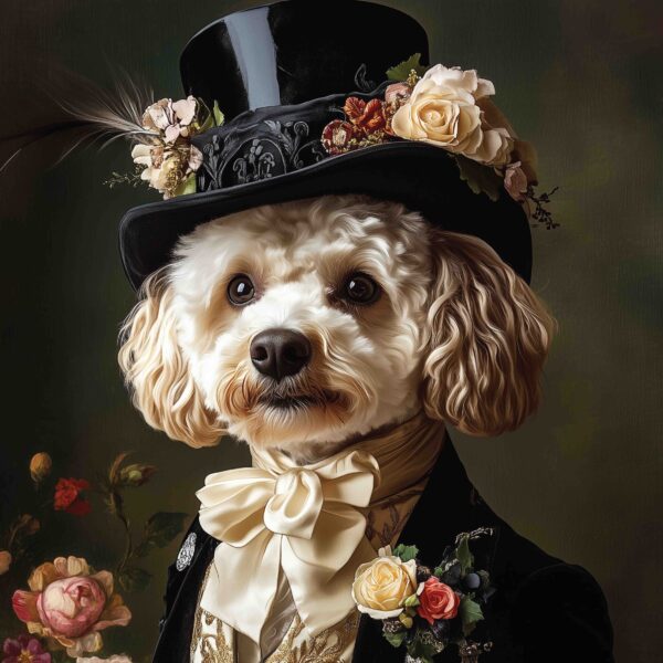 Suited & Booted Cockerpoo White