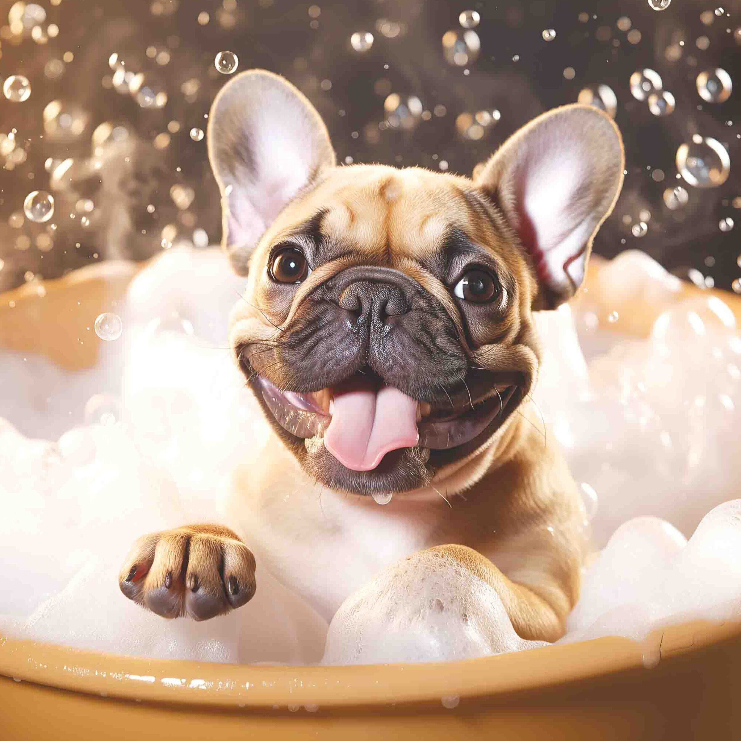 Tan Frenchy Bubble Bath