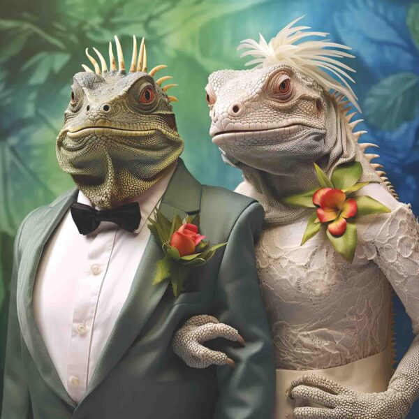 Wedding Day Iguana
