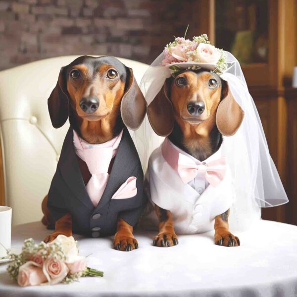 Wedding Day Sausage Dogs