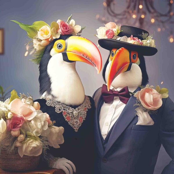 Wedding Day Toucans