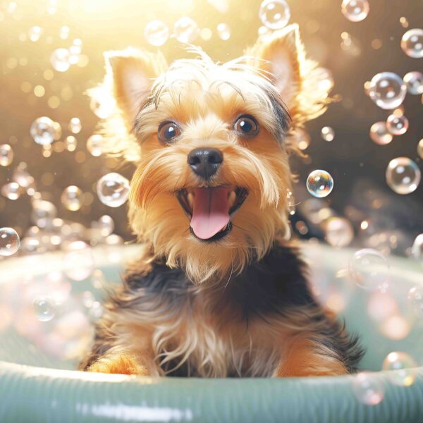 Yorkshire Terrier Bubble Bath