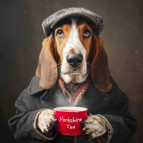 Bassett Hound Yorkshire Tea