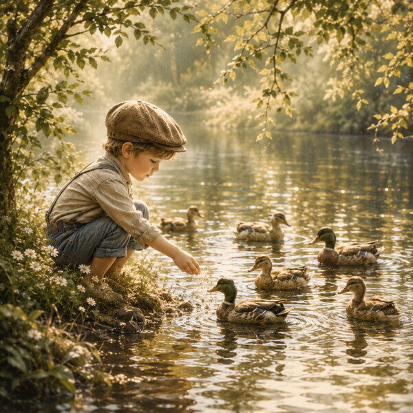 Feeding The Ducks