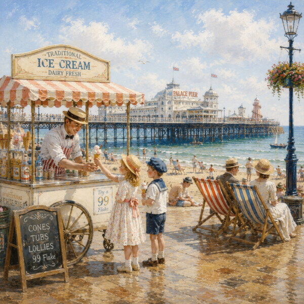 Ice Cream by the Pier