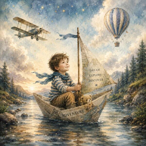 Sailing a Paper Boat