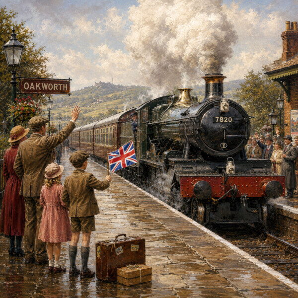Steam Train at Oakworth