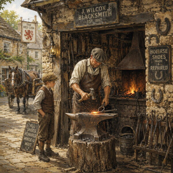 The Village Blacksmith