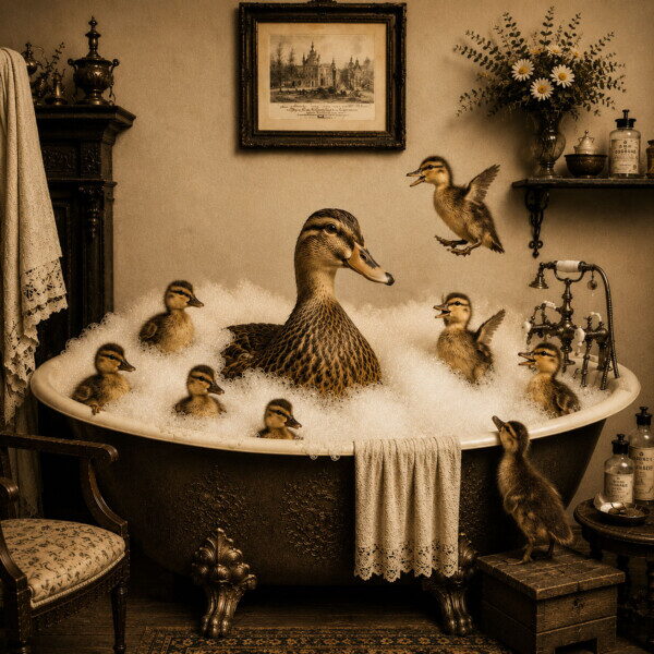 Victorian Bath Ducks