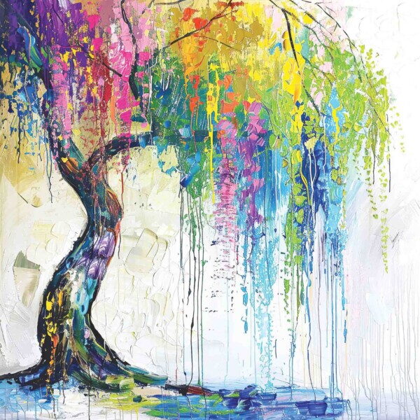 Weeping Willow Colour Splash Left