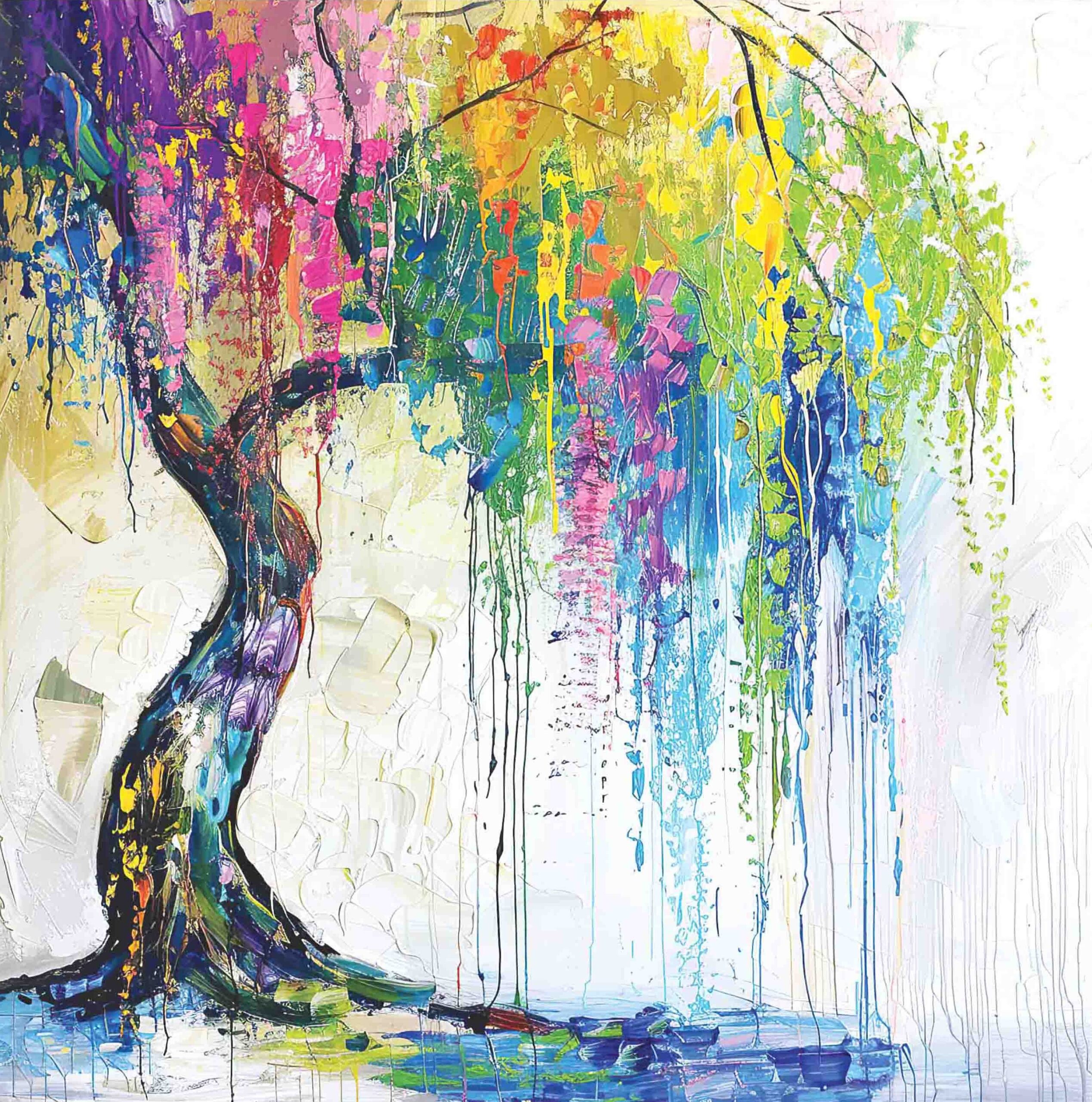 Weeping Willow Colour Splash Left