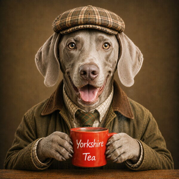 Weimeraner Yorkshire Tea