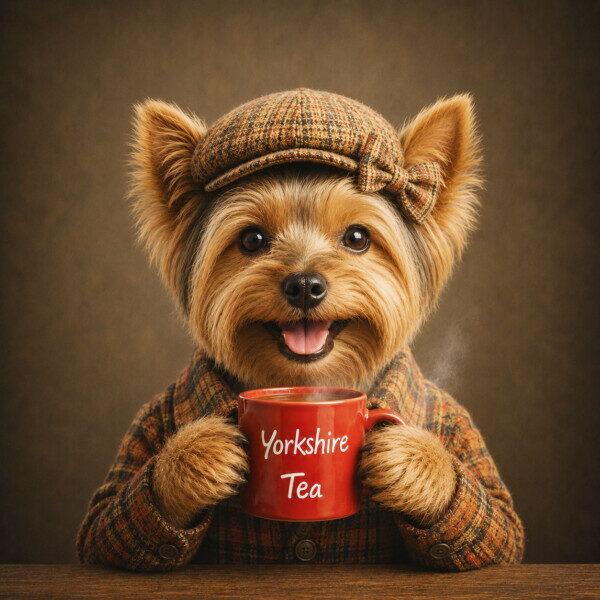 Yorkshire Terrier Girl Yorkshire Tea