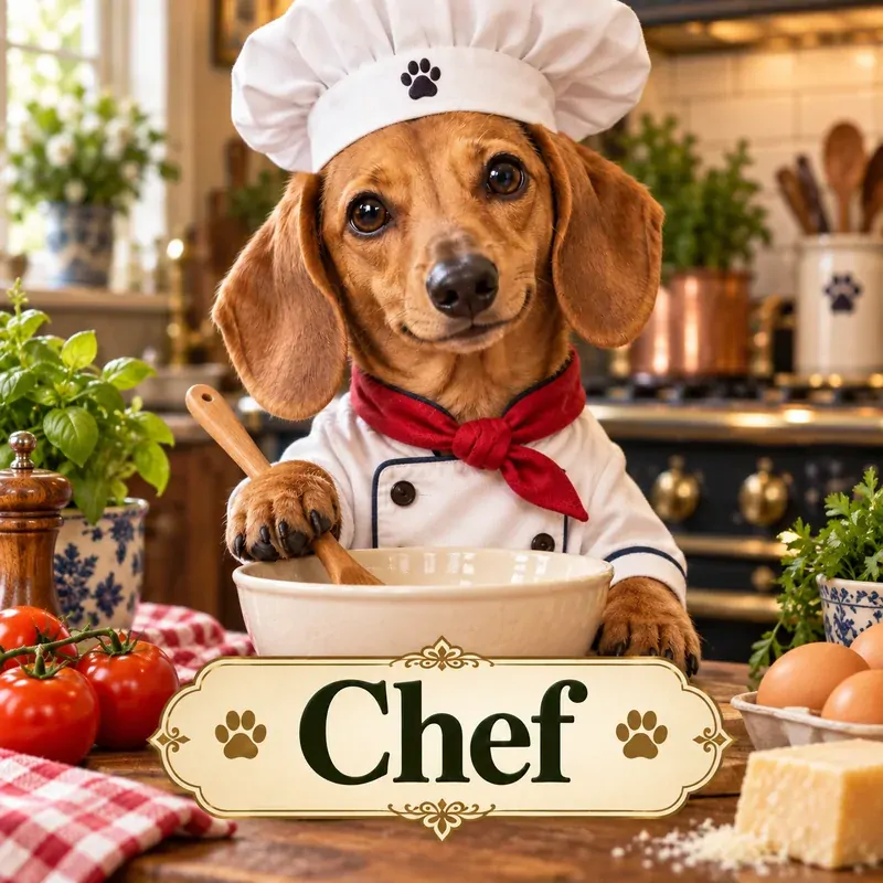 Chef AI pet portrait