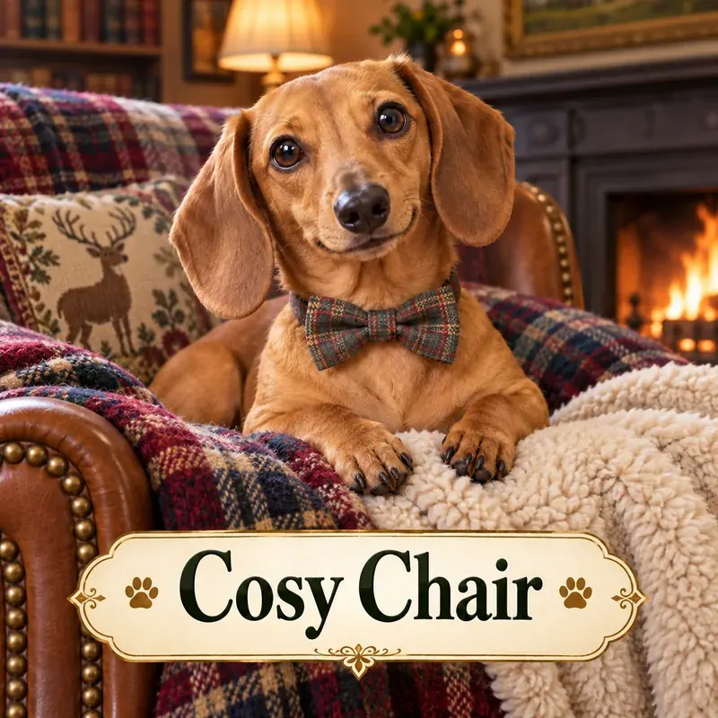 Cosy Chair AI pet portrait